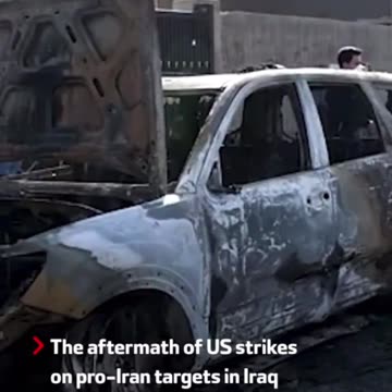 Aftermath Scenes From US Airstrikes In Iraq Pt. 2