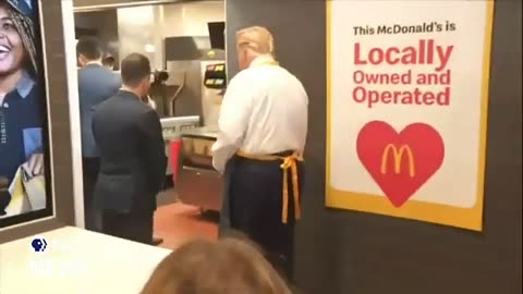 Trump disparages Harris as he visits a McDonald's in swing state Pennsylvania