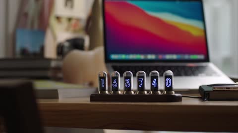 Nextube: retro nixie clock inspired modern display