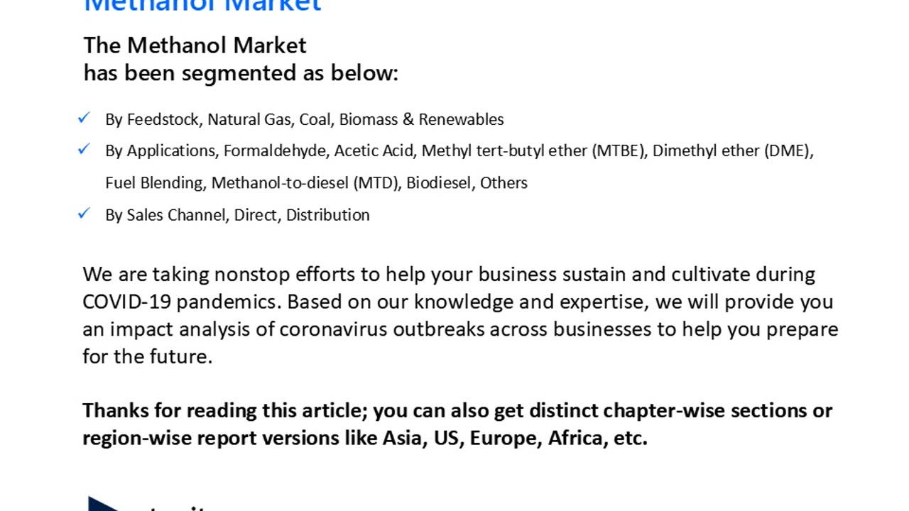 Methanol Market: Size, Trends, and Forecast for Industry Growth to 2032