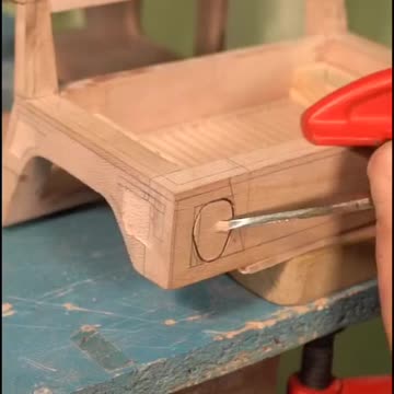 Woodworking of made car