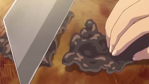 Aesthetic anime cooking with sounds effect