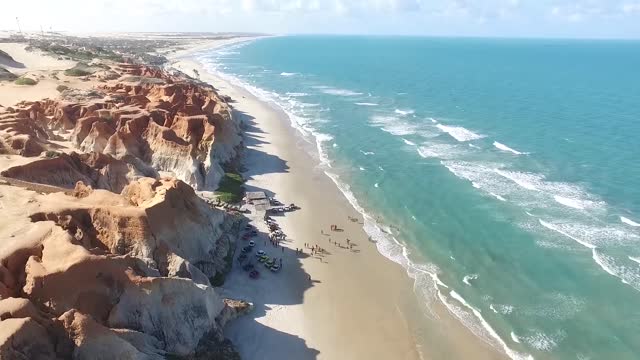 Beautiful beach scenery