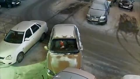 Terrifying live traffic accidents (Russia)