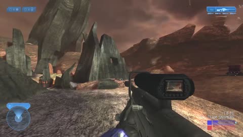 Halo 2 Classic Big Team - Big Team Snipers on Burial Mounds Multiplayer Gameplay