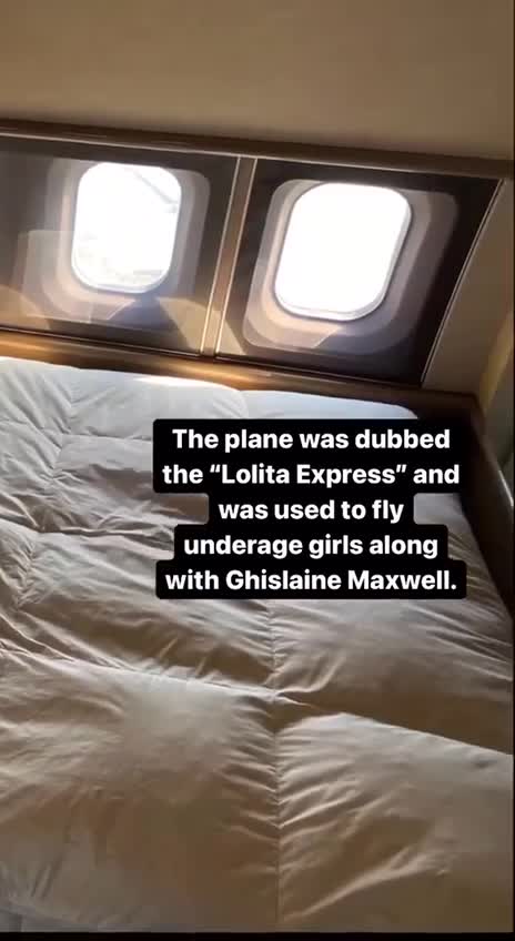 Inside Jeffery Epstein’s plane - the “Lolita Express”