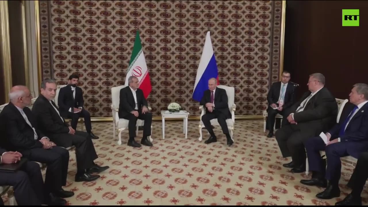 Putin meets Iranian President Masoud Pezeshkian