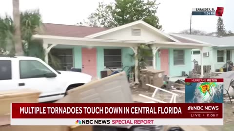 Multiple Tornadoes Strike Florida as Hurricane Milton Approaches Landfall