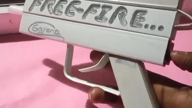 Freefire gun at home for room decore