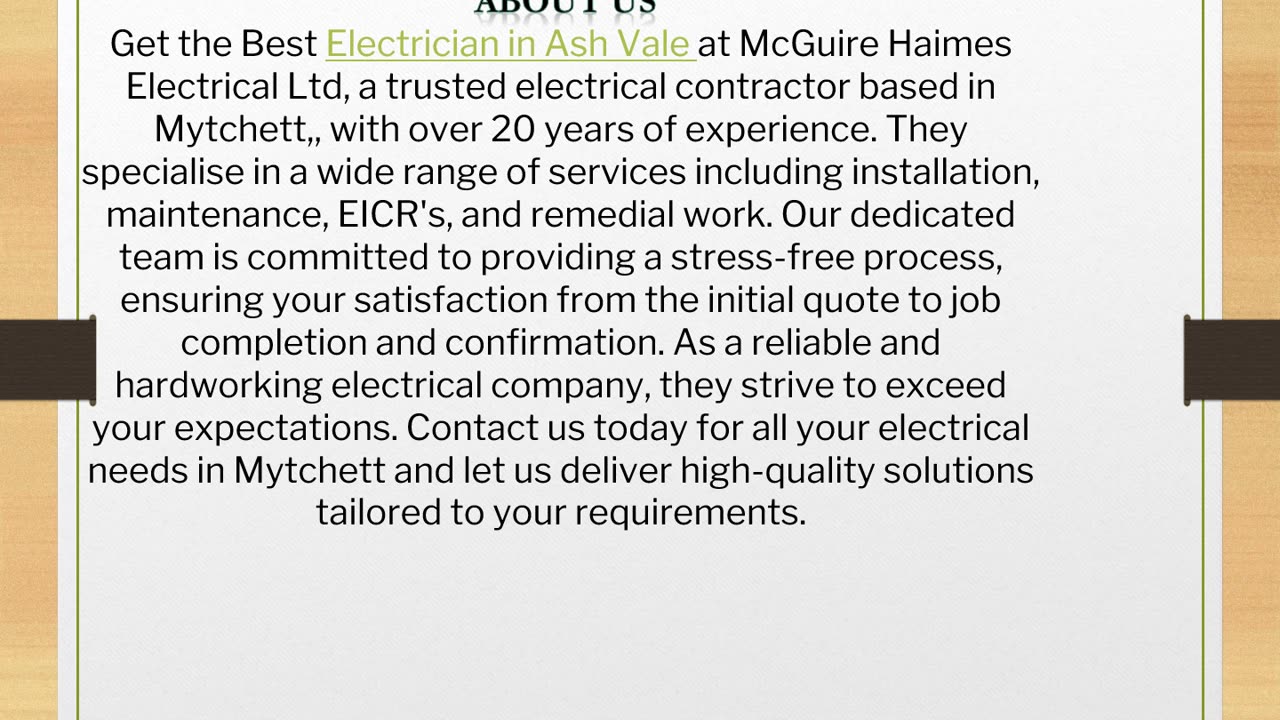 Best Electrician in Ash Vale