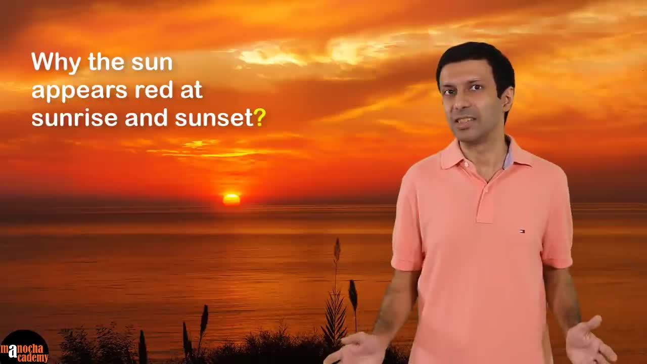 Why the sky is blue why the sun appears red very interesting video