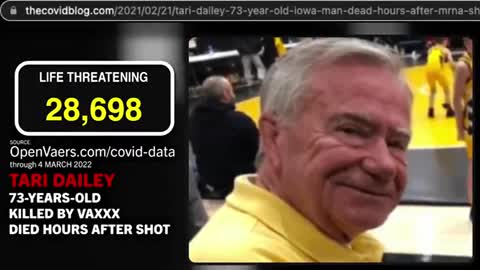 People Murdered By the Pfizer & Moderna Lethal Injections
