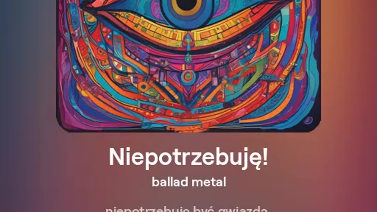 4a - Niepotrzebuję! - ballad metal - tekst Ewa Lipka, śpiew i muzyka SI / AL 🎵 - 25.08.2024