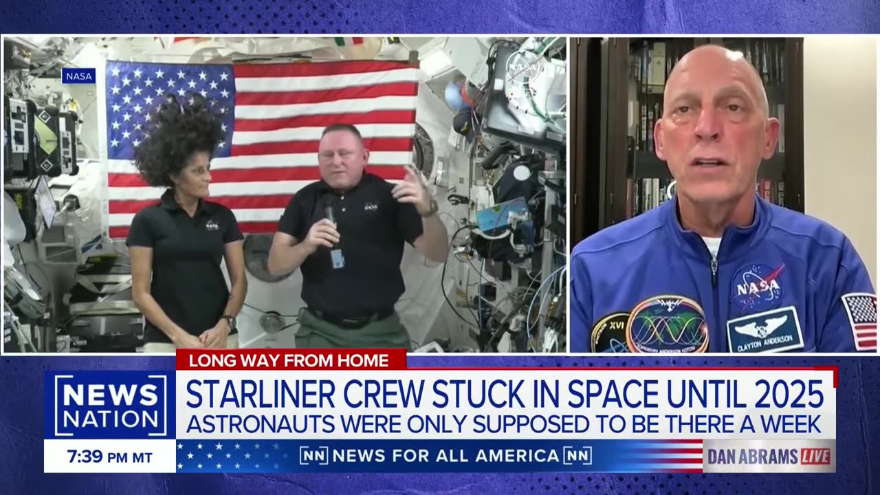 Astronauts in space until February 'shouldn't have a problem': Fmr. NASA astronaut | Dan Abrams Live