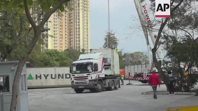 HK uses shipping containers for corpses