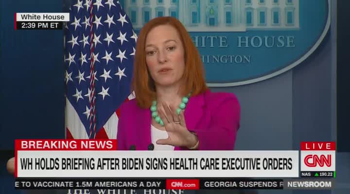 Biden Press Sec Makes Fool Out of Herself Defending Executive Orders