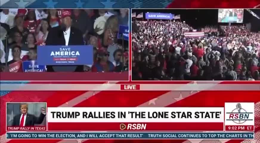 Trump Rally Attendees Spontaneously Broke Out Singing the Nat Anthem