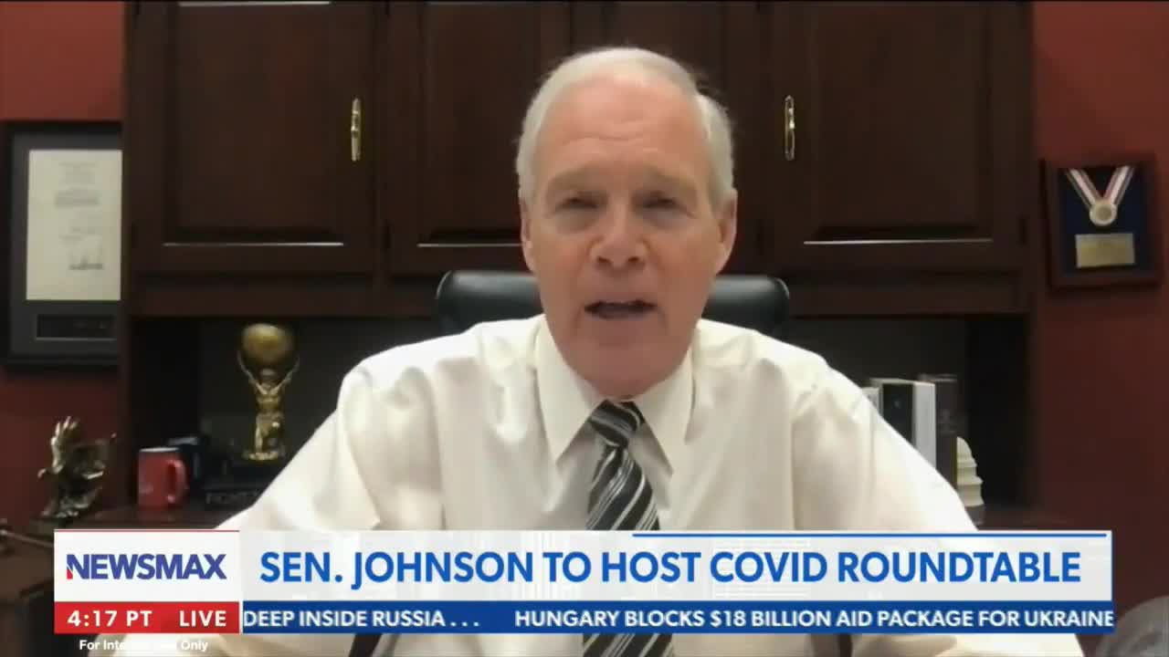 Sen. Ron Johnson is Hosting a Roundtable Wed 7 Dec to Review the Safety of COVID Jabs