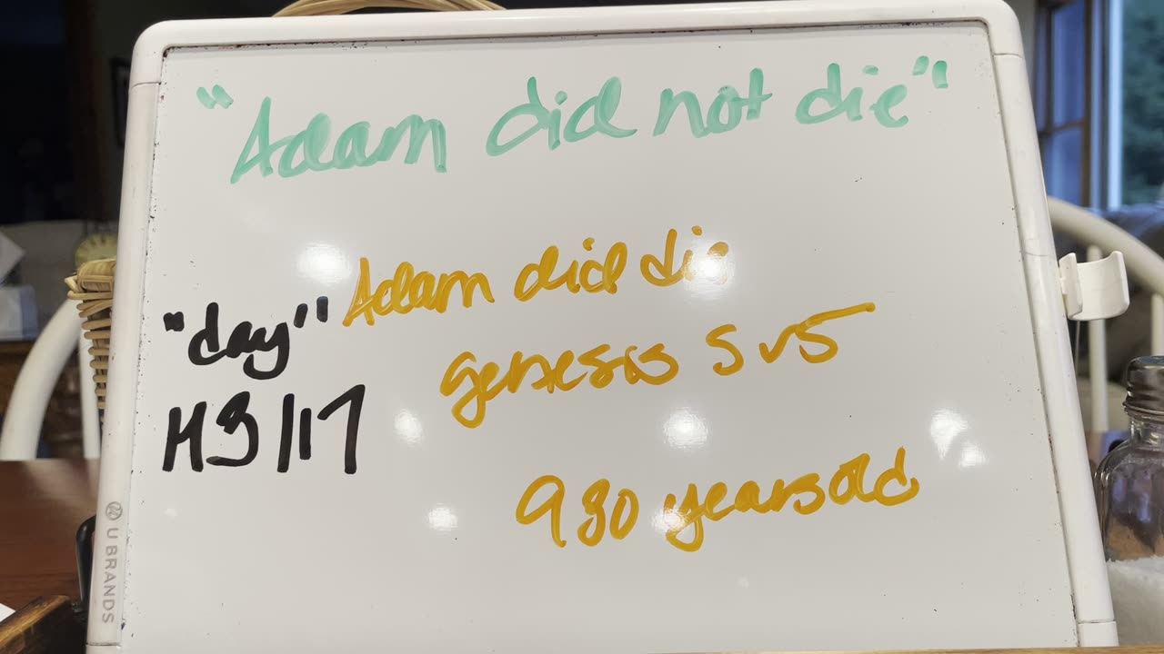 Adam did die