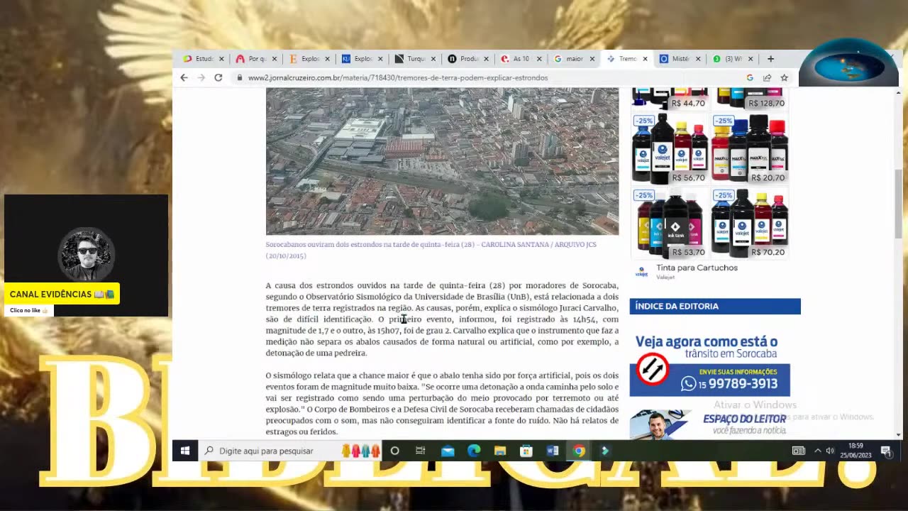 Canal Evidências - Fz2ySR24Ua4 - EXPLICANDO COMO ACONTECEM OS TERREMOTOS ~ TREMA GLOBI GLOBI ~