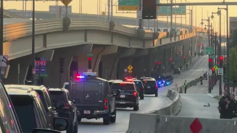 President Trump: en route to Day 2 of the RNC Convention