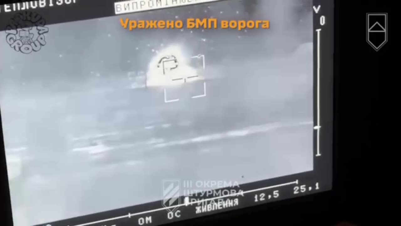 Ukrainian ATGM Strike(Incredible Footage)