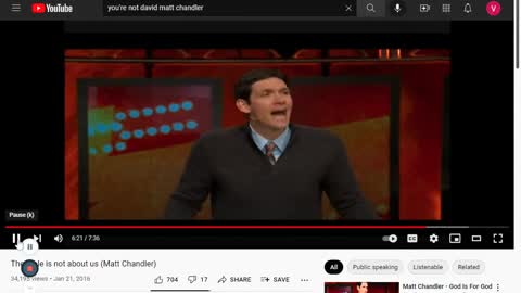 Chandler you're not david