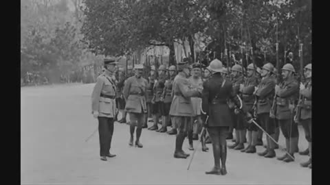 Presentation of Tentative Treaty Terms to German Delegates Trianon Palace Hotel Versailles