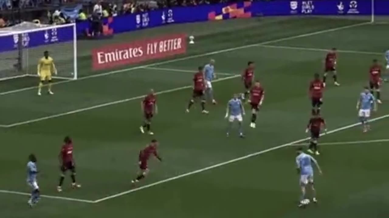 Kyle Walker Shot vs Andre Onana 💀