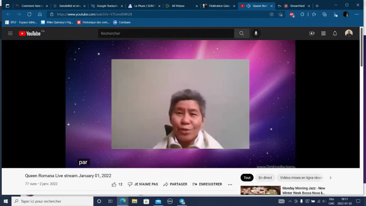 Romana Didulo - SOUS_TITRES en FRANÇAIS - 1er Janvier 2022