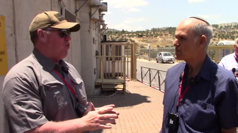 ISRAELI PEACE WALL AT A WEST BANK VEHICLE CHECKPOINT TOM HOMAN, TRUMP ICE DIRECTOR