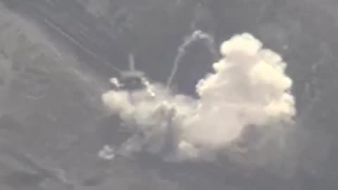 Drone Strike on a Russian Tank