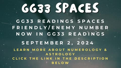 GG33 Readings Spaces with WiseCat - Friendly/Enemy Numbers Now Included in GG33 Readings