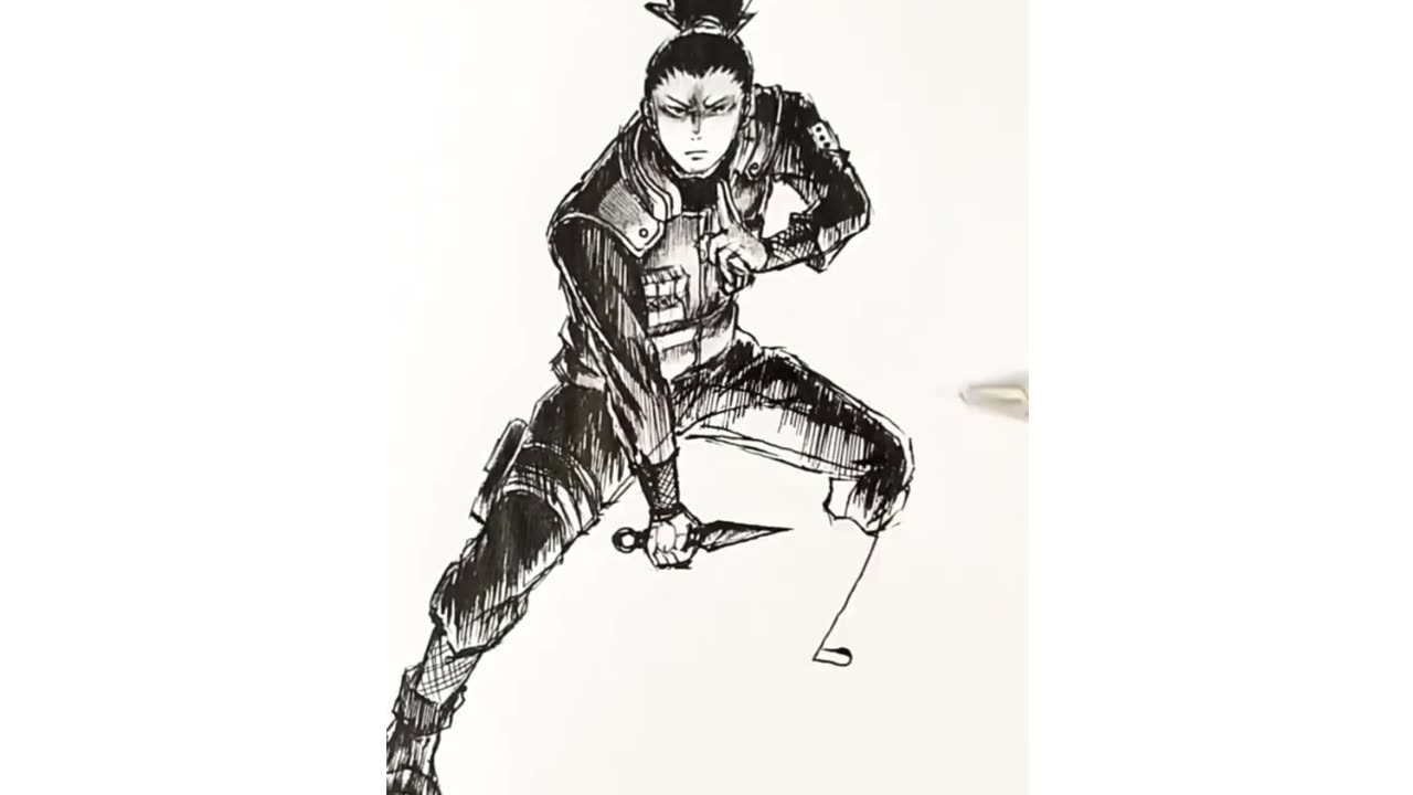 Speed Drawing Stick Man Pencil Art..... ✏️✏️😍😍
