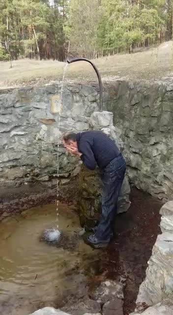 Купание в святом источнике