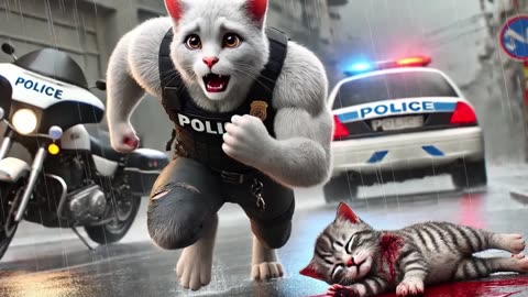 Police cat video🤣😘🤡