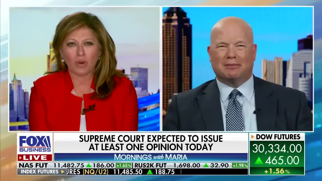 Matt Whitaker on Mornings With Maria Bartiromo June 21, 2022
