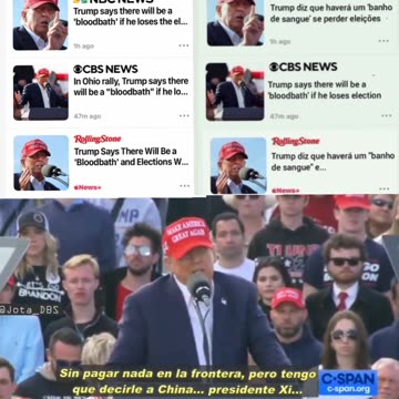 Começou a guerra das fakenews na mídia americana. 'Assim como as brasileiras' as mídias tenta m distorcer as falas de Trump para que ele não ganhe as eleições americanas.