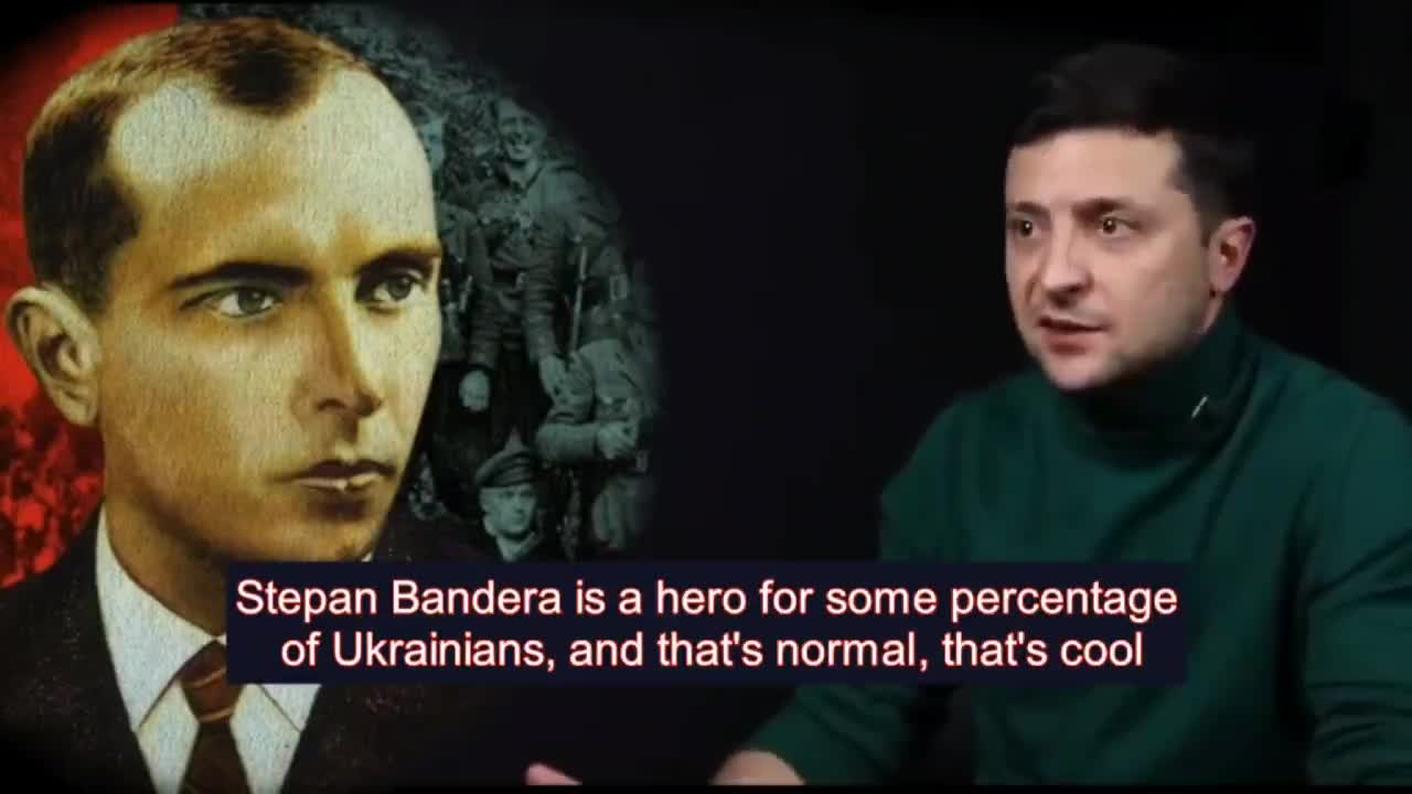 Zelensky talk about Bandera.