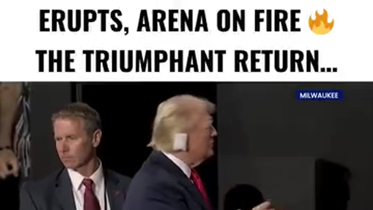 TRUMP MAKES SHOCK ENTRANCE AT RNC! CROWD ERUPTS, ARENA ON FIRE THE TRIUMPHANT RETURN...
