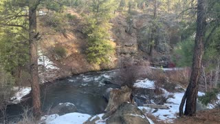 Beautiful Whychus Creek Canyon Basin in Winter – Central Oregon