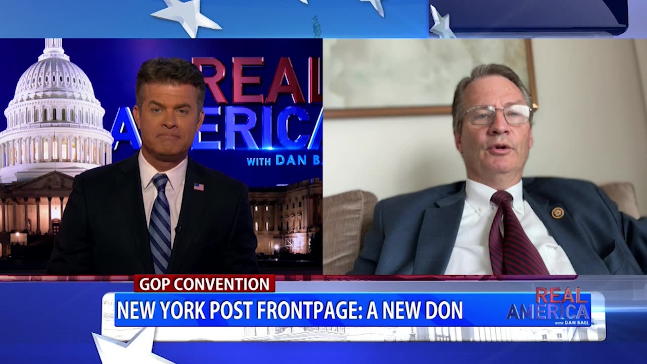 REAL AMERICA -- Dan Ball W/ Rep. Tim Burchett, Pres. Trump's Beautiful Speech As RNC Wraps, 7/19/24