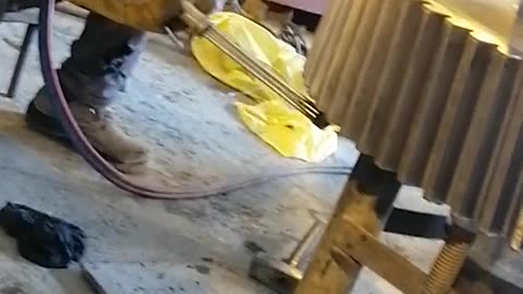 Gear hitting process