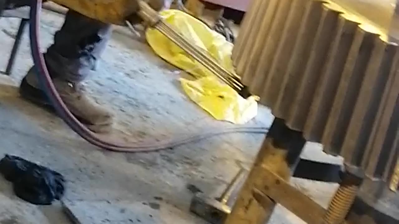 Gear hitting process