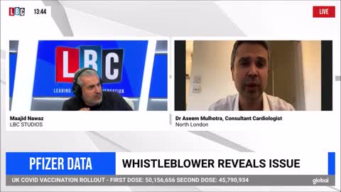 BREAKING : Incredible Interview Pfizer EXPOSED On LBC !! TNTV