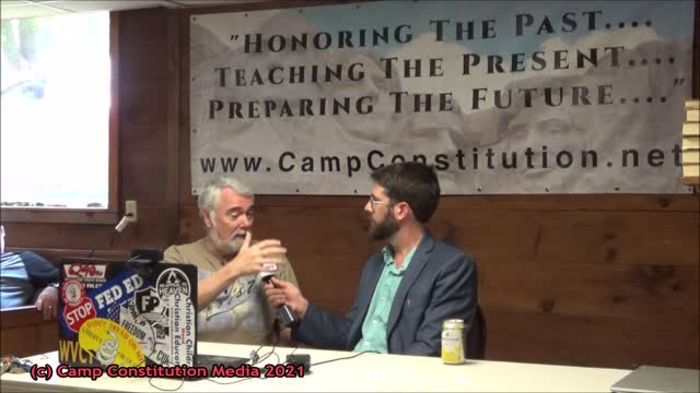 The Constitution is based on God's Law: Alex Newman interviews Pastor Whitney at Camp Constitution 2021