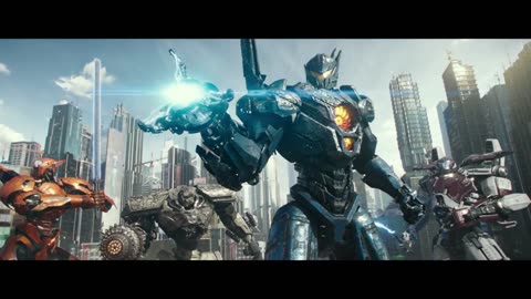 Mega Kaiju vs Jaegers｜Pacific Rim Uprising [Fight Scene]