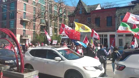 Toronto freedom march footage, May 7, 2022