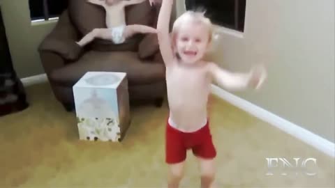 Cute babies dance