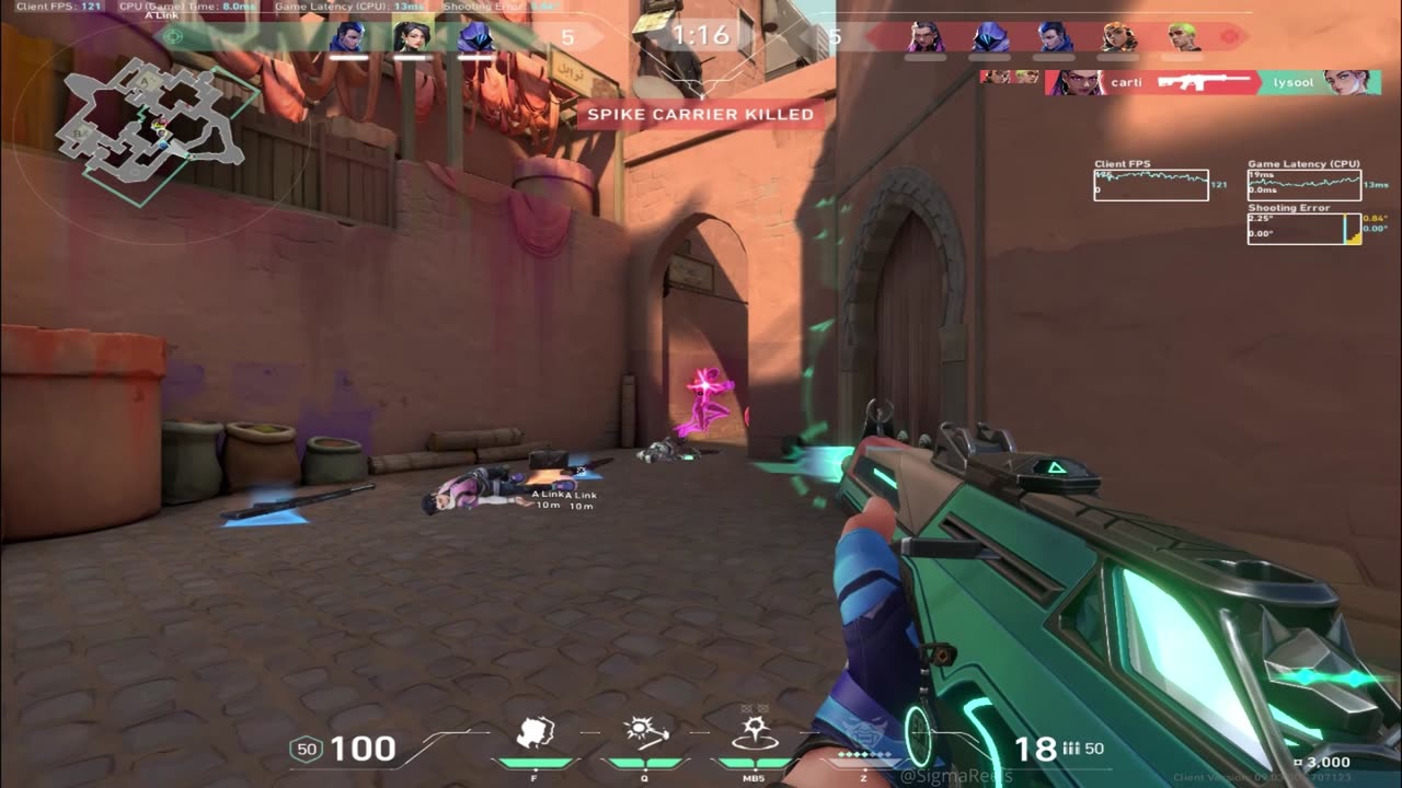 When the whole enemy team is there